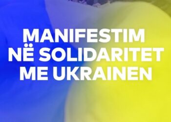 Tirana solidarizohet me Ukrainën, më 8 prill manifestim në Sheshin ‘Skenderbej’