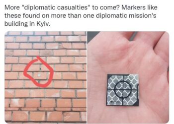 FOTO/ “Do ketë viktima diplomatike”! Ambasadori i BE në Ukrainë: Rusia vendos GPS në godinat e ambasadave për t’i goditur