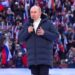 VIDEO/ Ndodh e papritura “live” teksa Putin mbante fjalën në stadium: TV kombëtar rus ndërpret transmetimin