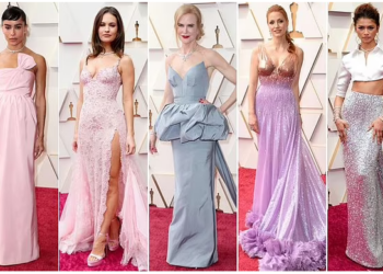 Nga Nicole Kidman te Lily James dhe Jessica Chastain/ Të veshurat më mirë në Oscar 2022. Diamante, pastel dhe kombinime të guximshme
