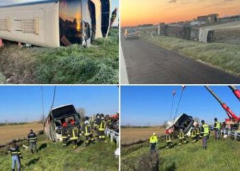 E rëndë në Itali/ Përmbyset autobusi që transportonte refugjatë nga Ukraina, detajet e para