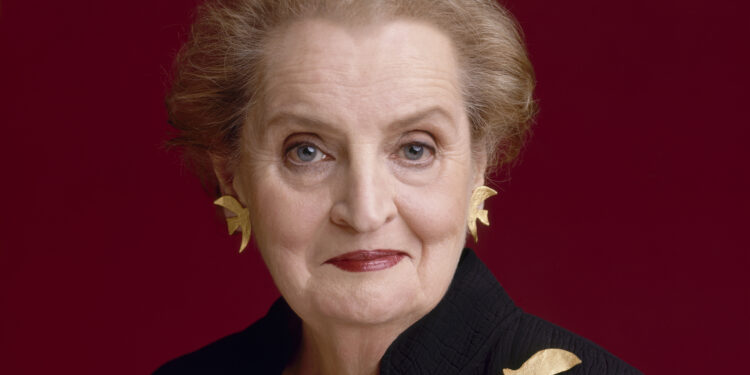 Madeleine Albright served as secretary of state under President Clinton from 1997-2001.