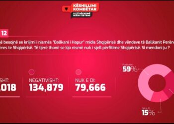 Këshillimi Kombëtar/ Qytetarët ‘Pro’ nismës ‘Ballkani i Hapur’ dhe ndarjes së Shqipërisë nga RMV gjatë procesit të integrimit në BE