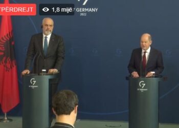 VIDEO! Kancelari Scholz në konferencë me Ramën: Angazhohemi për hapjen sa më shpejt të negociatave