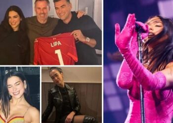 Këndoi himnin e Liverpool/ Carragher i dhuron fanellën e personalizuar Dua Lipës!