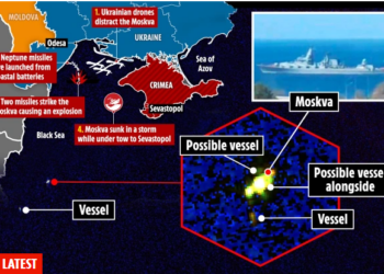 Fundosja e anijes “Moskva” është një tjetër goditje për imazhin e ushtrisë ruse