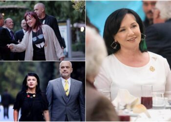 FOTOT/ Detajet në look-un e Linda Ramës: Ngjyra, mesazhe dhe ndryshime