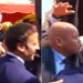 VIDEO/ Dalja e parë publike pas rizgjedhjes President shkon keq për Macron: U sulmua me domate në Paris