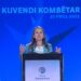 “E dashur familja ime politike!”/ Rudina Hajdari nuk e përmend Berishën në Kuvendin Kombëtar por vetëm të atin…