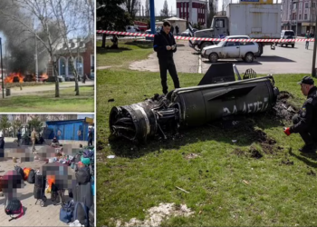 “Për fëmijët”/ Pamje të rënda nga sulmi i tmerrshëm në Ukrainë. Ja mbishkrimi në rusisht tek një nga raketat. 39 viktima