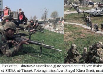 Tiranë, 15 mars 1997, kur evakuohej ambasada amerikane me helikopterë ‘Sikorsky’