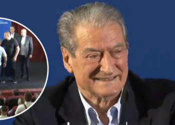 FOTOT/ Berisha në Elbasan, incident gjatë aktivitetit të fushatës kundër Ibsen Elezit