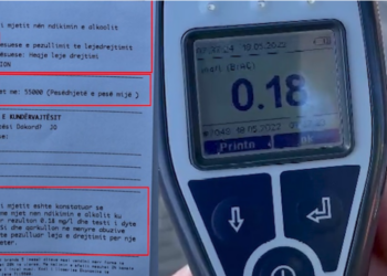 Furgonët plotë me nxënës/ Policia kontrolle të befasishme për shoferët e mjeteve. 4 prej tyre kapen “tapë” në timon