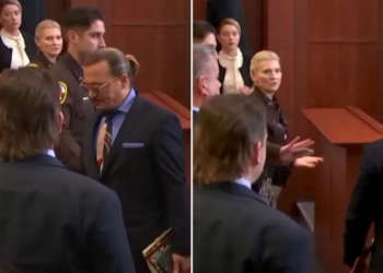 Çfarë ndodhi në gjyq? VIDEO kur Amber Heard reagon e frikësuar ndaj Johnny Depp. Ndërhyn sigurimi