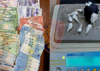 “Butterfly” i vë prangat biznesmenit në Maminas/ Sekuestrohet kokainë, para dhe valutë e huaj. Arrestohen edhe dy të rinj