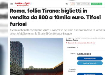 Çmenden tifozët e Romës! Rishesin biletat e Conference League me 10 mijë Euro