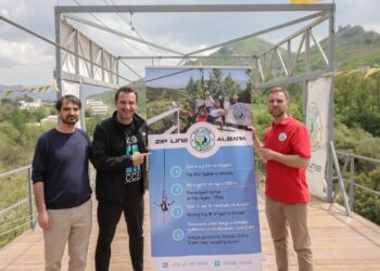 Ndërtohet në Tiranë zipline më i madhi në Ballkan/ Veliaj: Mundësi fantastike për të eksploruar rrethinat