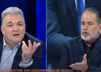 “Mos më bëj si mësues mua”, Zheji dhe Gjata përplasen LIVE në studio: Ore boll, je i lodhshëm sinqerisht…