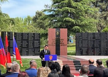 Memoriali për Dëshmorët e Policisë, Veliaj: Mirënjohës për sakrificën e të rënëve në detyrë