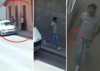 FOTOT/ E theri para shkollës së të birit 10-vjeçar: Dalin pamjet kur 28-vjeçari godet me thikë shqiptaren në Itali