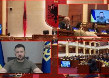 Fjala e plotë e presidentit të Ukrainës Volodymyr Zelensky drejtuar Kuvendit të Shqipërisë