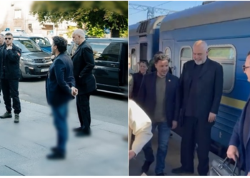 “Paqja s’ka çmim, jemi këtu për ta mbështetur”/ Abazoviç krah Ramës në vendin e luftës: Tragjike ajo ç’pamë dhe dëgjuam