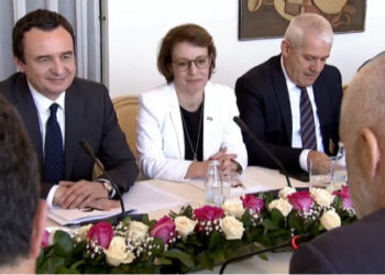 “Anëtarësimi në BE mbetet synimi ynë i përbashkët”/ Kurti: Brenda 6 muajve janë zbatuar të gjitha marrëveshjet. Sfidat janë…