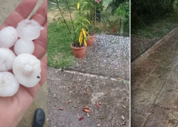 FOTO: ‘Çmendet’ moti! Breshëri mbulon Korçën!
