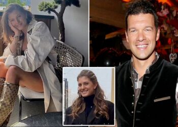 FOTO/ Ballack lidhet me mikeshën e djalit të tij të vdekur. Ajo është modele, 24 vjeçe më e re