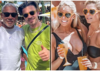 FOTO/ Nga Grealish tek Joe Hart e Carrick. Brenda ‘klubit të mëkatit’ në Ibiza, ku argëtohen yjet e Premier League…