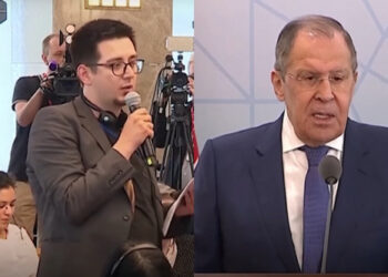 “Përveç grurit, ku po i çoni ato që vidhni nga vendi ynë”? Gazetari ukrainas zë ngushtë Lavrovin