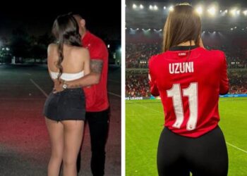 FOTO/ Pas dështimeve me Kombëtaren, Myrto Uzuni gjen “ngushëllim” tek e dashura