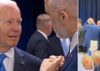 VIDEO/ Dorën në qafë, Rama takohet me Biden në Samitin e NATO-s në Spanjë