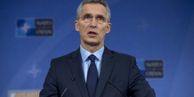 Press conference by NATO Secretary General Jens Stoltenberg ahead of the meetings of NATO Ministers of Foreign Affairs on 5 and 6 December in Brussels