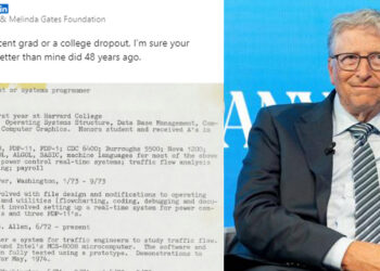 Asokohe ishte 18 vjeç, kërkonte punë me 12 mijë USD në vit. Kjo ishte CV e parë e Bill Gates në Harvard