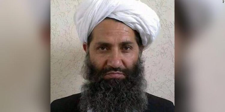 Hibatullah Akhundzada, Afghan political and religious leader who currently serves as the leader of the Islamic Emirate of Afghanistan, as the supreme leader of the Taliban. 2021. (Photo by: Rob Welham/Universal History Archive/Universal Images Group via Getty Images)