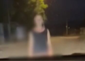 VIDEO tronditëse nga Korça: E mitura del para makinës dhe i kërkon shoferit ta shtypë