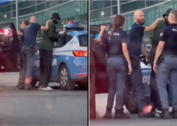 E ngatërruan me një tjetër person të dyshuar/ VIDEO kur policët marrin vesh se ështe lojtari i Milanit