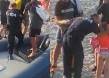 Vlorë/ Shmanget tragjedia në Dhërmi, shpëtohen nga mbytja në det mrekullisht çifti e ri çek dhe fëmijën e tyre