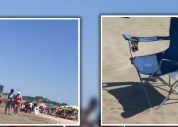 EMRI/ “Çohu ik nga këtu se të **** rracën..!”/ Ja kush është “i forti” i Golemit që kërcënoi pushuesin pse po bënte plazh para çadrave të tij