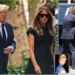 FOTO/ Familja Trump mblidhet për t’i dhënë lamtumirën Ivanës, ish-presidenti në funeral me bashkëshorten dhe fëmijët