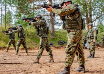 FOTO/ Trupat shqiptare në aksion, nisin stërvitjen intensive në Letoni, përballë rusëve