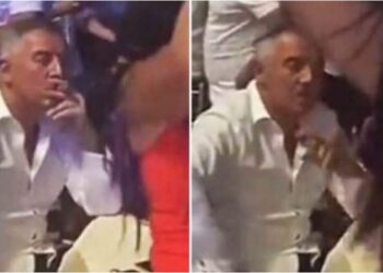 VIDEO/ Presidenti i Malit të Zi nuk ia ndan sytë balerinës, filmohet në lokal nate duke tymosur puro dhe shijuar…!