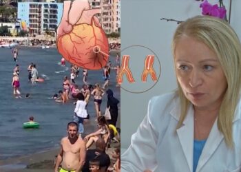 “Infarkti në plazhe”/ Paralajmërimi i Mjekes: Përgatituni para hyrjes në ujë! Në det futuni gradualisht, hidhini ujë kraharorit