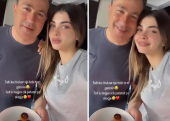 “Bravo. I dogje patatet”/ Niko Peleshi i futet kuzhinës, vajza i nxjerr VIDEO