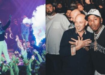 FOTO/ Këngëtari me famë botërore bën shqiponjën dy krenare