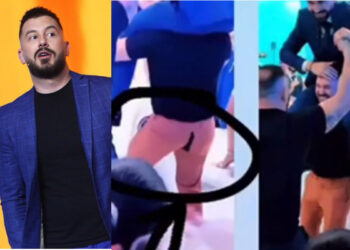 VIDEO që po ‘thyen’ rrjetin/ Ishte i ftuar në dasmën e mikut të tij, Romeo Veshaj përballet me incidentin e papritur