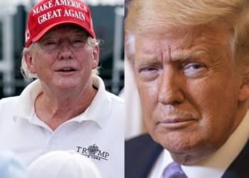 FOTOT/ Shumë i “lodhur”: Trump “shokon” me pamjen e tij pas largimit nga Shtëpia e Bardhë