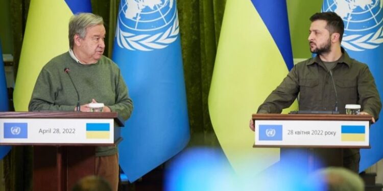 Sekretari i Përgjithshëm i OKB-së në Ukrainë, do të takojë Zelensky-n dhe Erdoganin të enjten