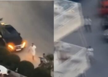 Përleshje masive në rrugë në Sarandë. Qytetari filmon nga ballkoni: Po shikojmë filma aksion